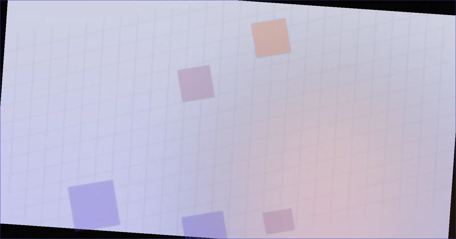 Illustration of a beautifully laid out game menu with strong typography