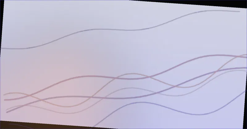 Illustration of repeating shapes forming a calm, rhythmic game screen layout