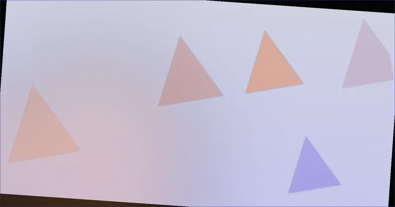 Illustration of bold numerals and labels arranged in a game menu layout